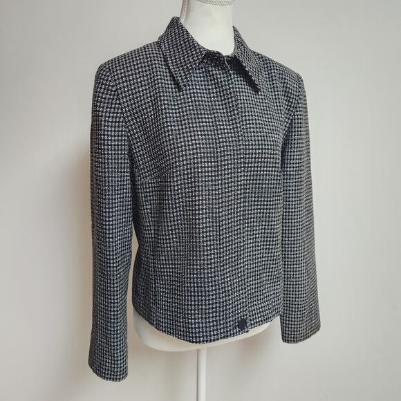 Vtg Pendleton Blazer Womens Sz 6 Wool Plaid Tweed Lined Twee Academia Jacket - Picture 1 of 15
